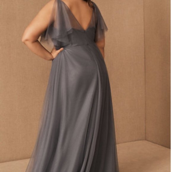 BHLDN Jenny Yoo Aeryn Dress Size 14 Hydrangea - Picture 2 of 5